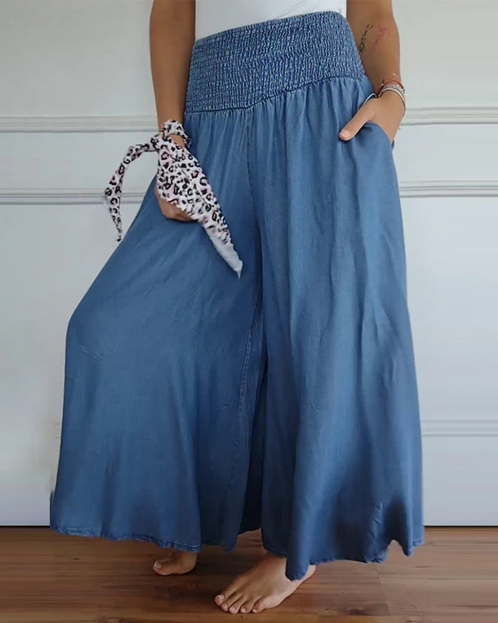 Elisa | Pantaloni a Gamba Larga