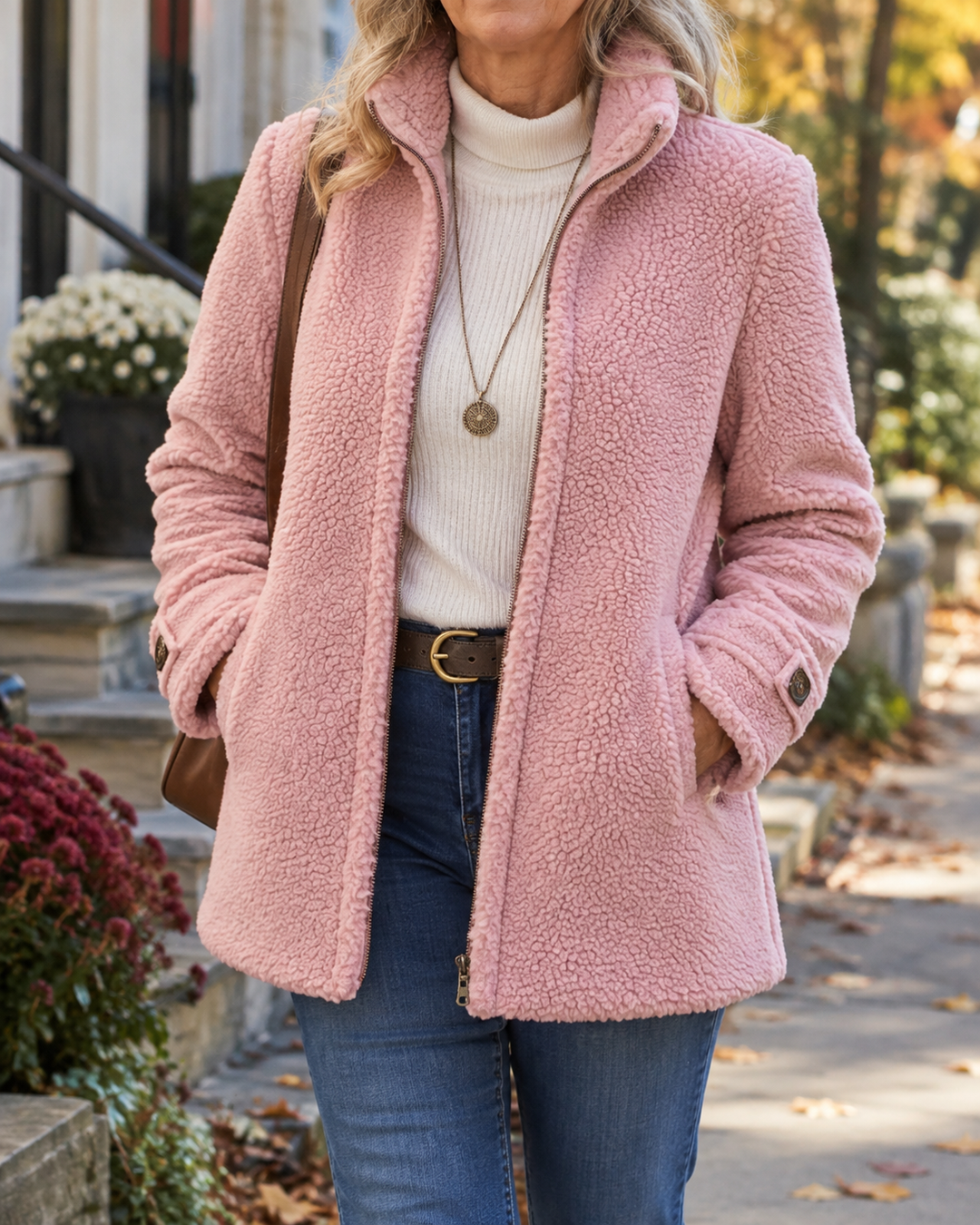 Ines | Giacca Zip Collo Alto
