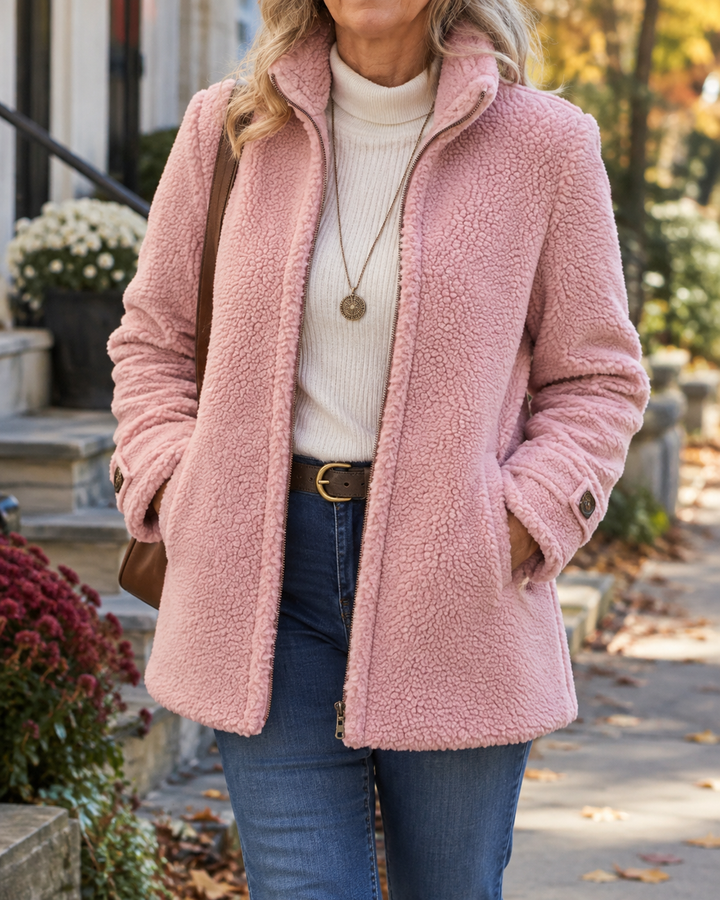 Ines | Giacca Zip Collo Alto