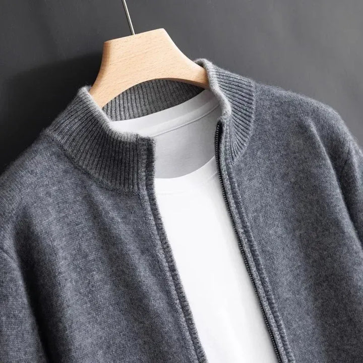 Raffaele | Cardigan Zip Elegante Leggero