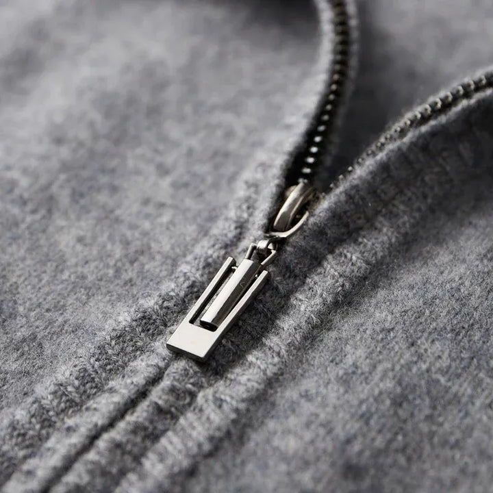 Raffaele | Cardigan Zip Elegante Leggero