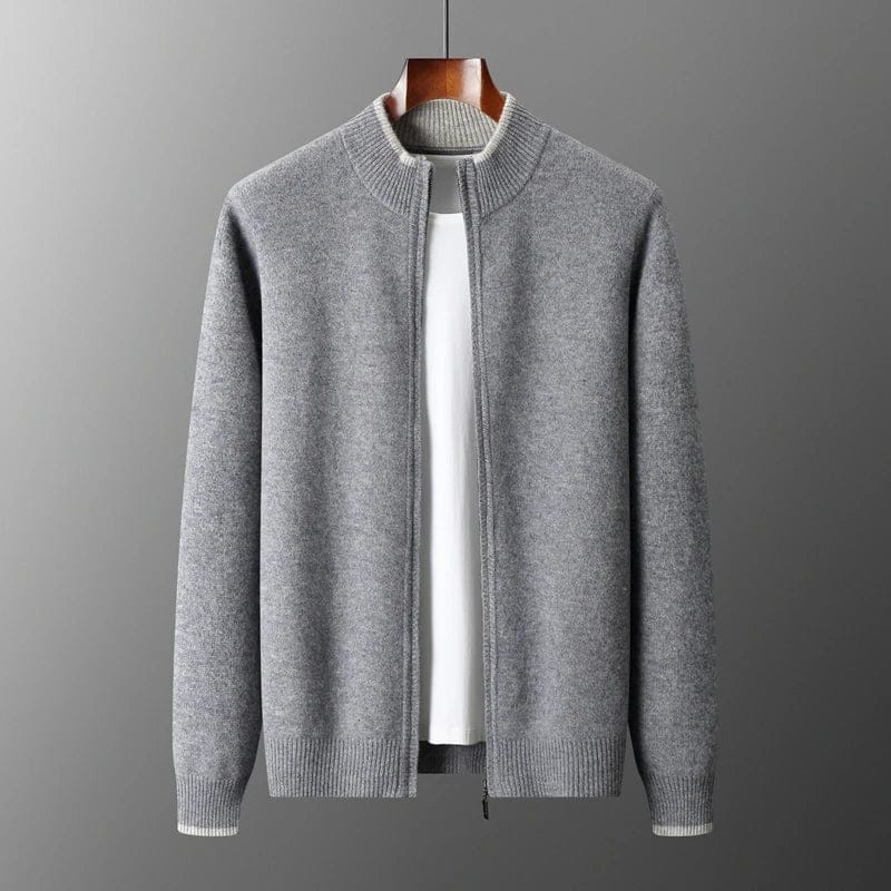 Raffaele | Cardigan Zip Elegante Leggero