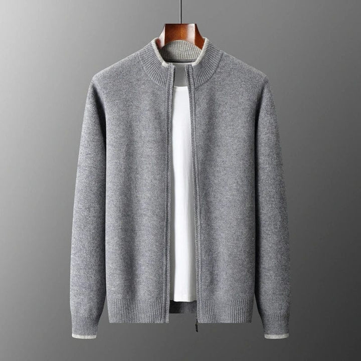 Raffaele | Cardigan Zip Elegante Leggero