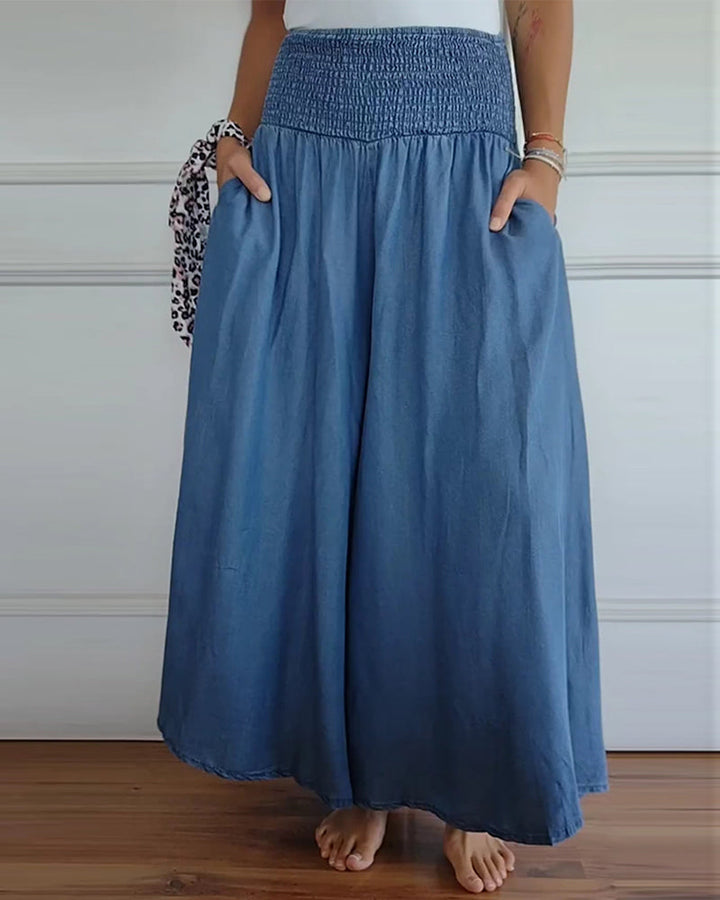 Elisa | Pantaloni a Gamba Larga