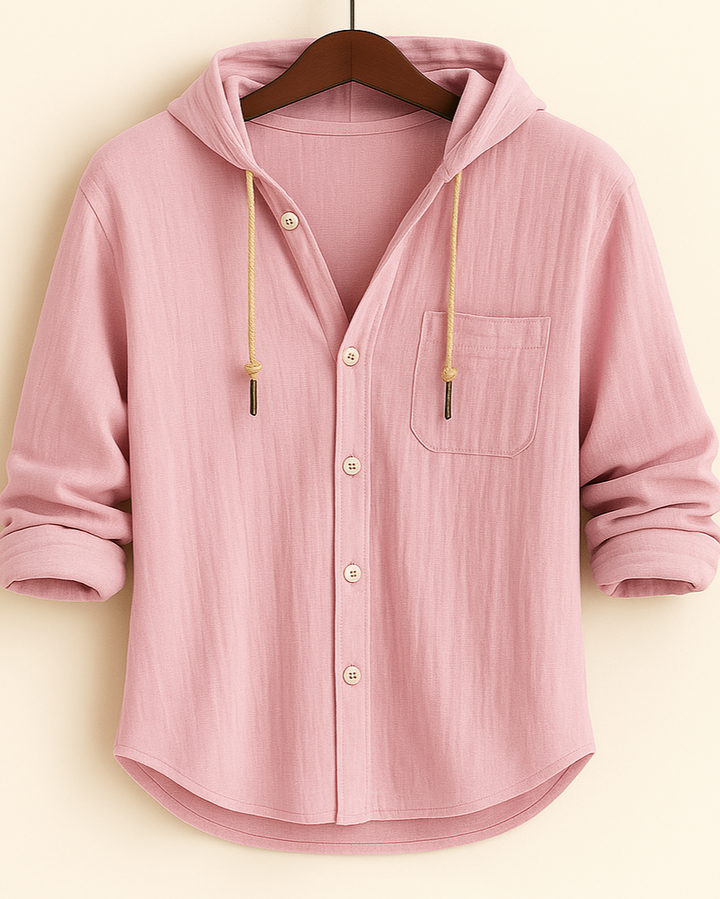 Enzo | Camicia con Cappuccio Cotone