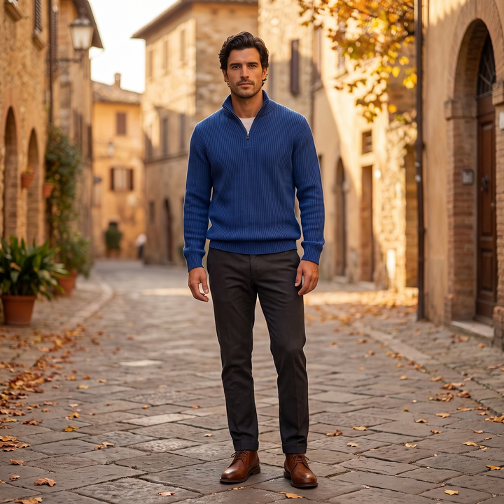 Fabio | Maglione con Zip Comodo