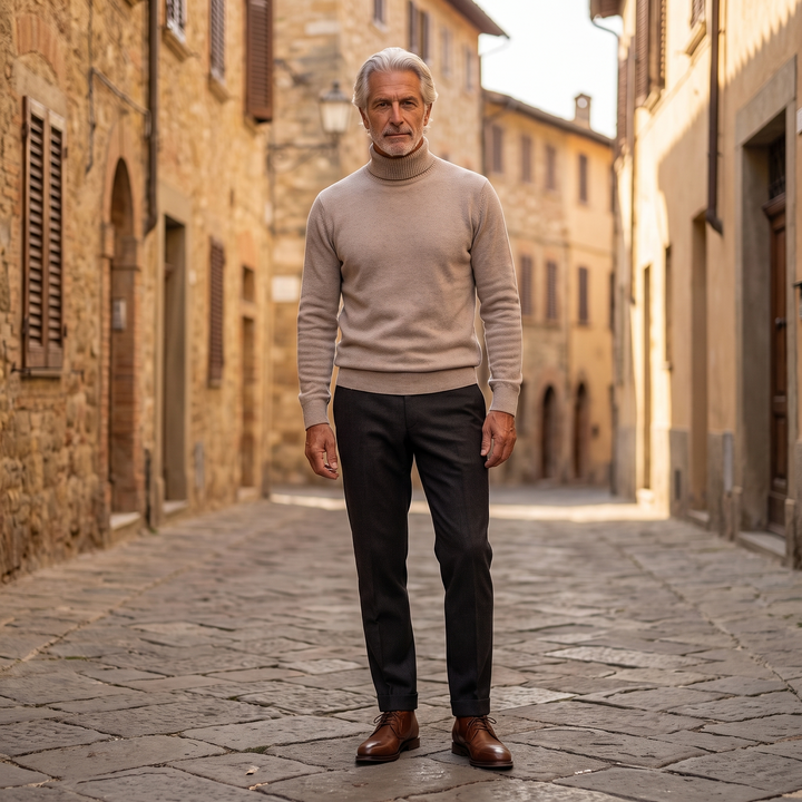Luca | Maglione Elegante Collo Alto