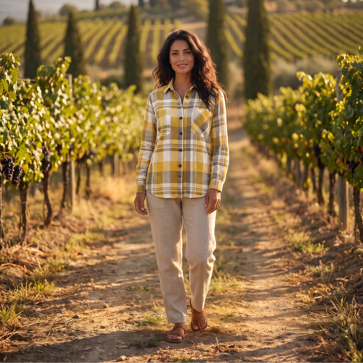 Francesca | Camicia Estiva a Maniche Lunghe