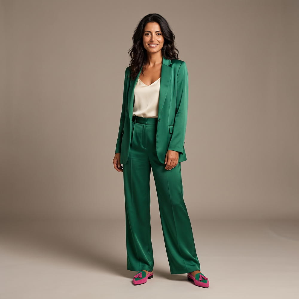 Giorgia sandali eleganti con nappe - editorial studio shot