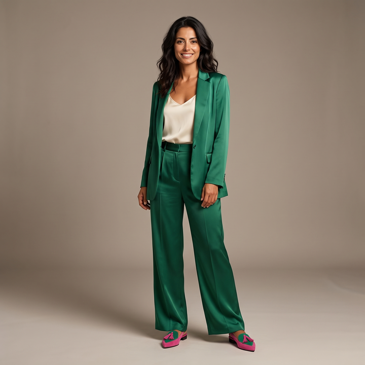 Giorgia sandali eleganti con nappe - editorial studio shot