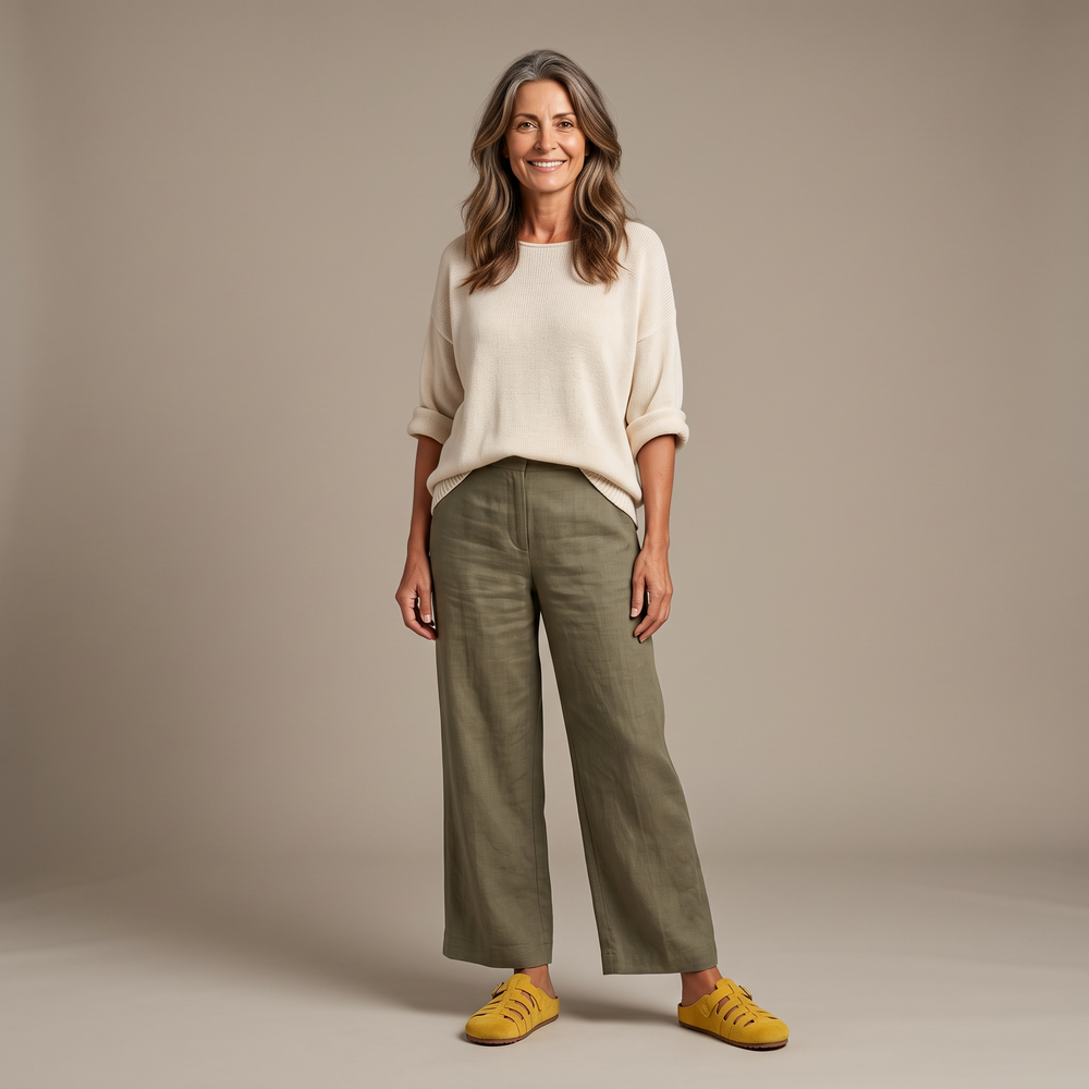 Martina sandali mules comfort - editorial studio shot