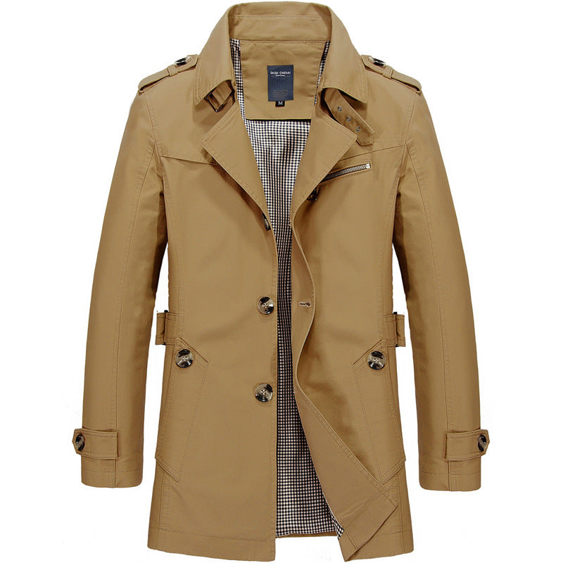 Edoardo | Trench Elegante Multitasche