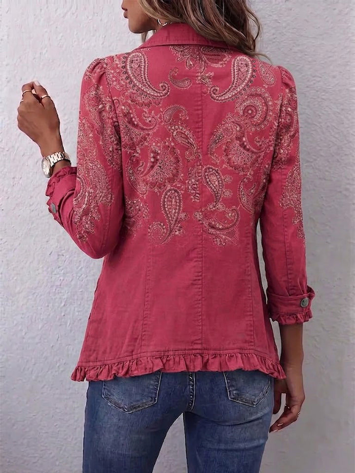 Cristina | Giacca Paisley Vintage Rosa Antico