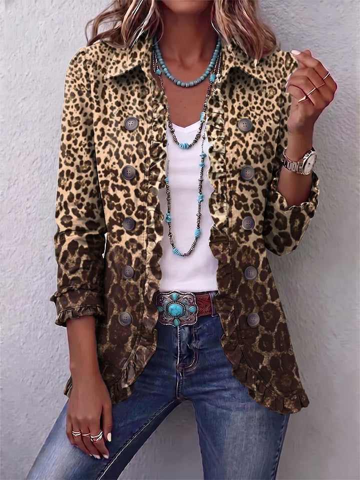 Sara | Giacca Leopardata Multicolore