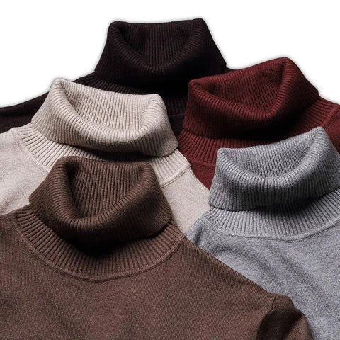 Luca | Maglione Elegante Collo Alto